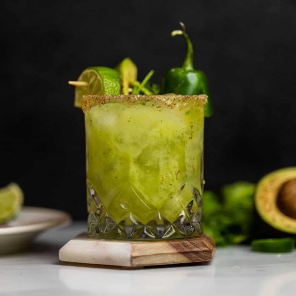 Avocado Margarita w/ Jalapeno & Cilantro