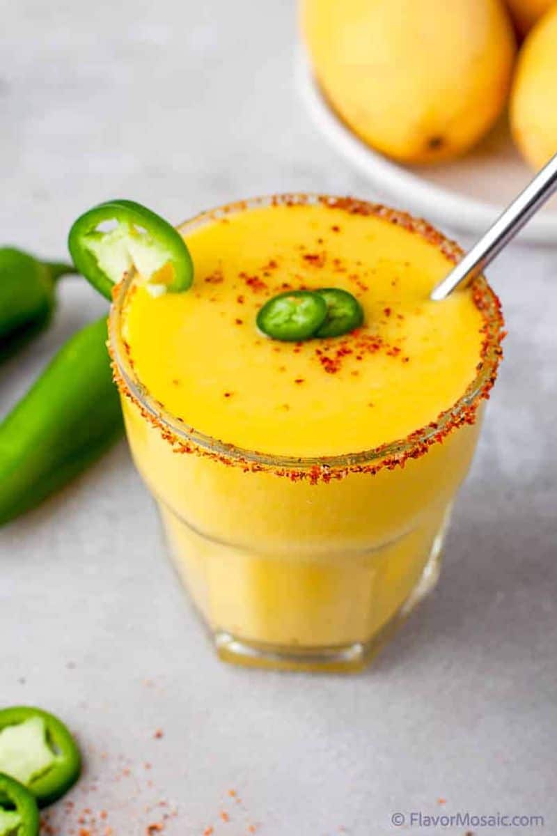 Mango Jalapeno Margarita - Flavor Mosaic