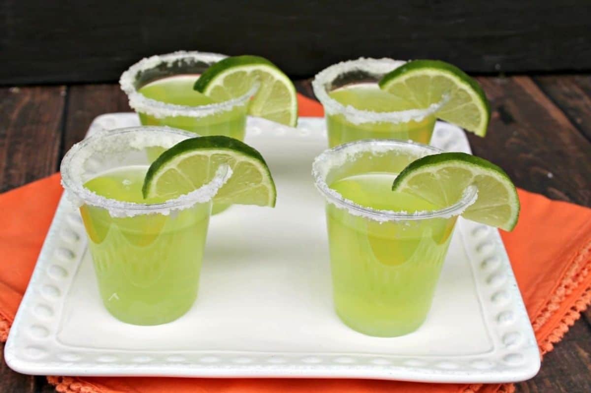 Lime Margarita Jello Shots