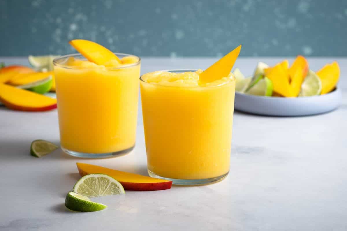 Frozen Mango Margaritas