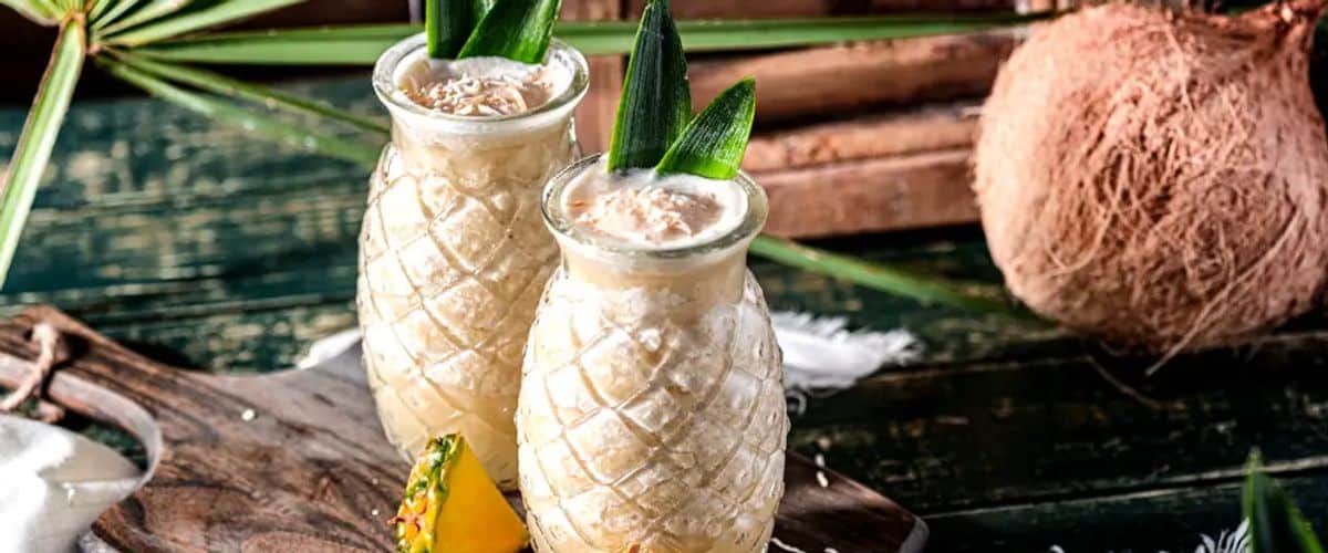 Piña Colada with Dark Rum