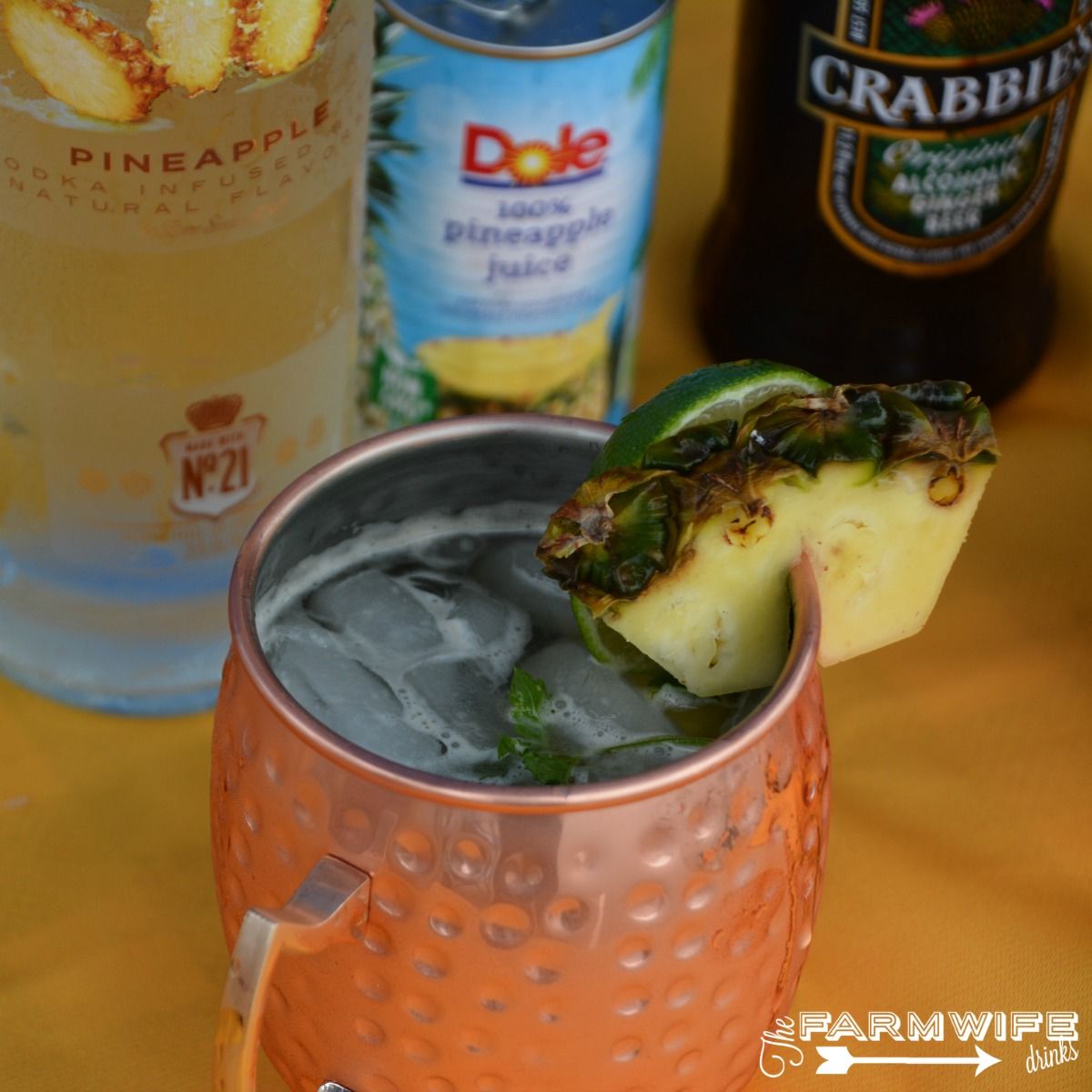 Pineapple Moscow Mule