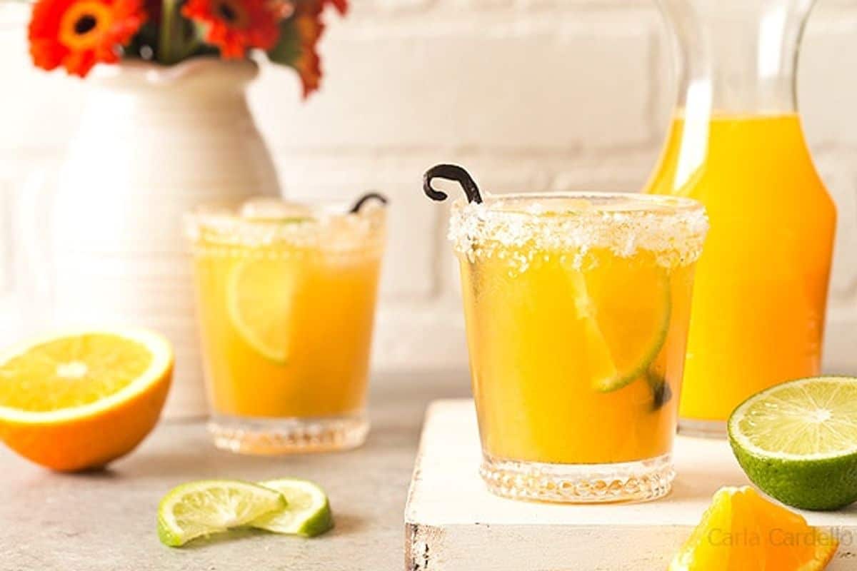 Orange Vanilla Margaritas (Small Batch)