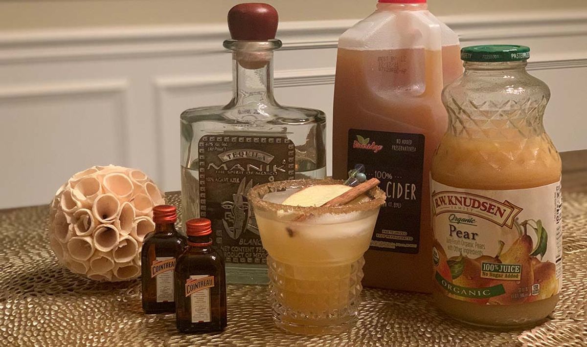 Naughty Autumn Cocktail (Thanksgiving Margarita) - Cuss Kitchen