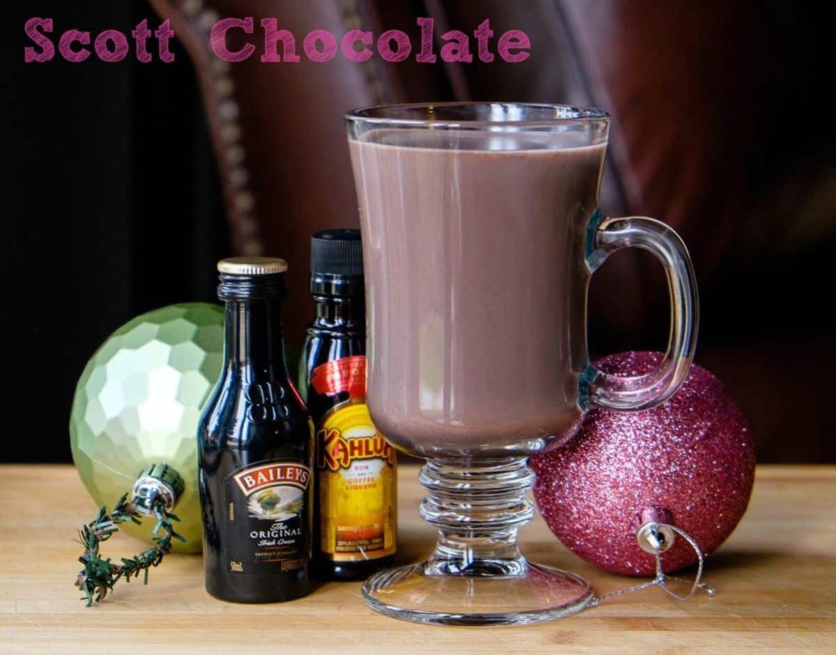 Scott Chocolate: Hot Chocolate Cocktail - Albion Gould