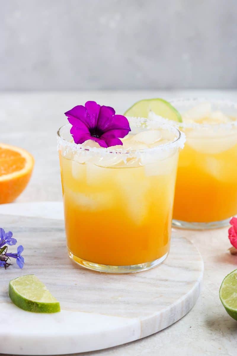 Tropical Passion Fruit Margarita Recipe | Mary's Whole Life