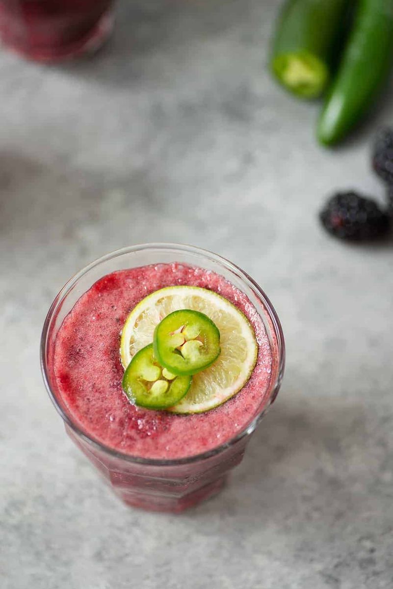 Blackberry Jalapeño Margarita