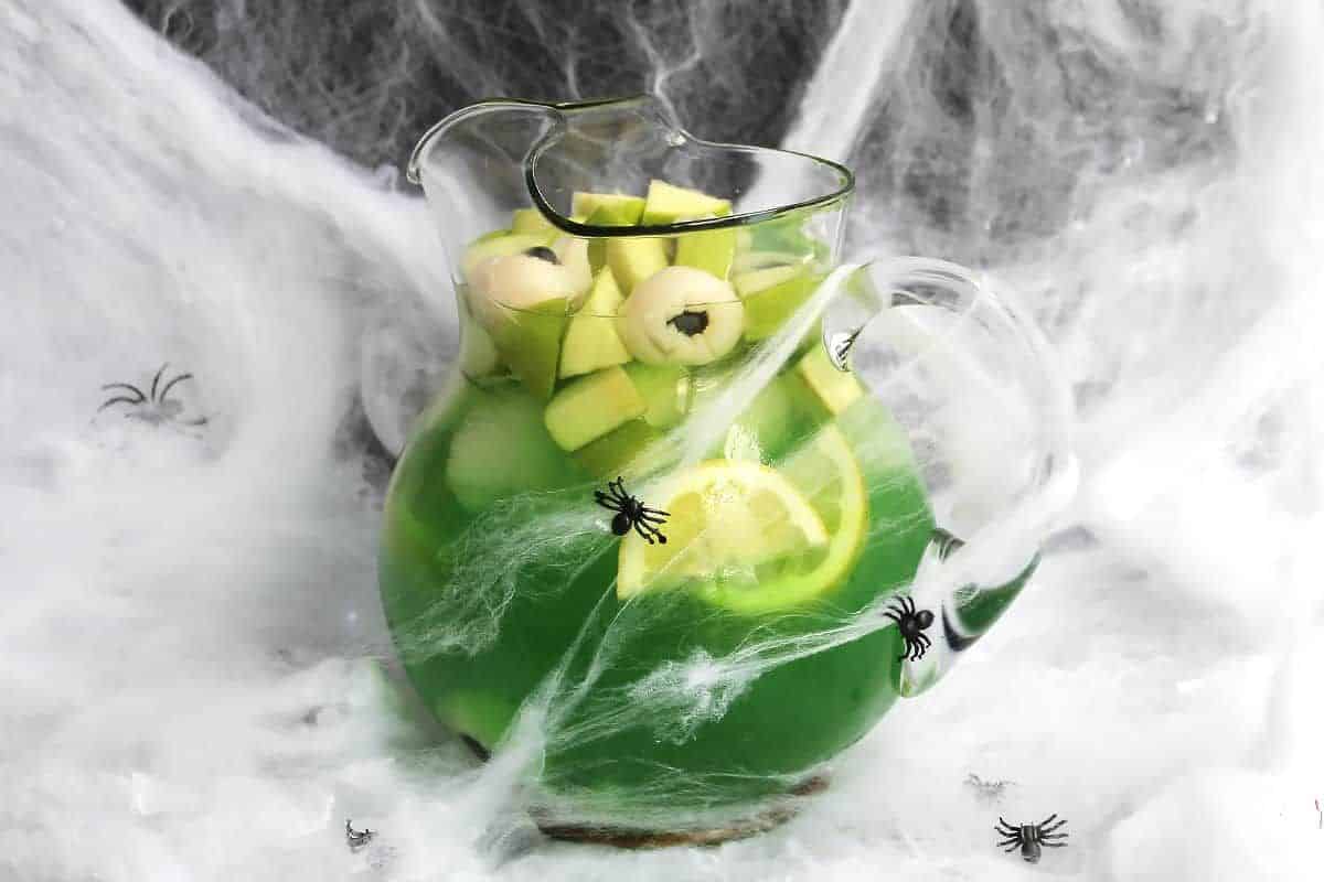 Green Halloween Sangria