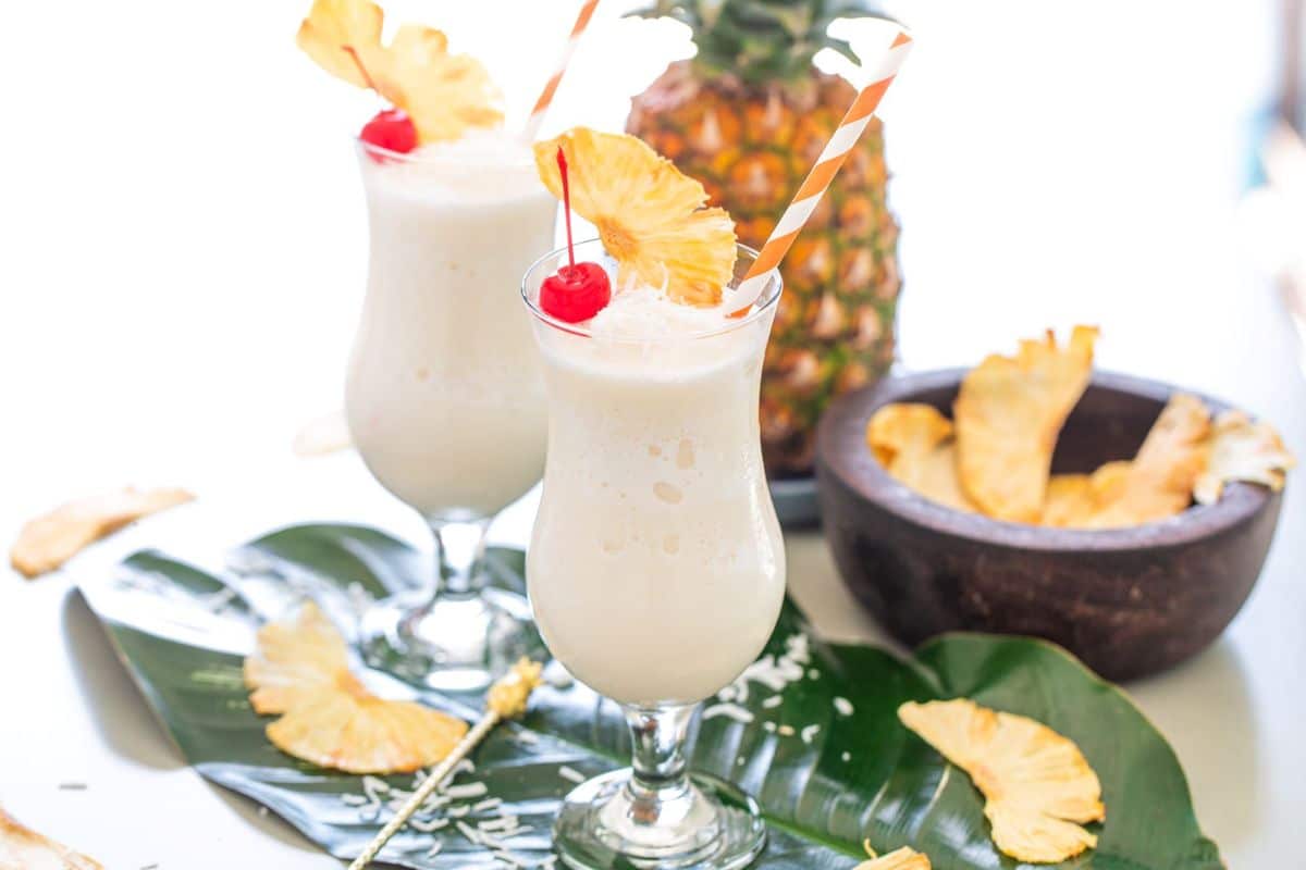 Frozen Pineapple and Mango Mocktail Recipe - Hawaii Travel with Kids