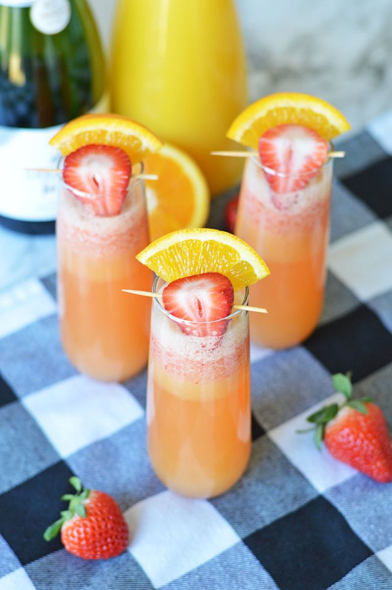 Strawberry Orange Mimosa