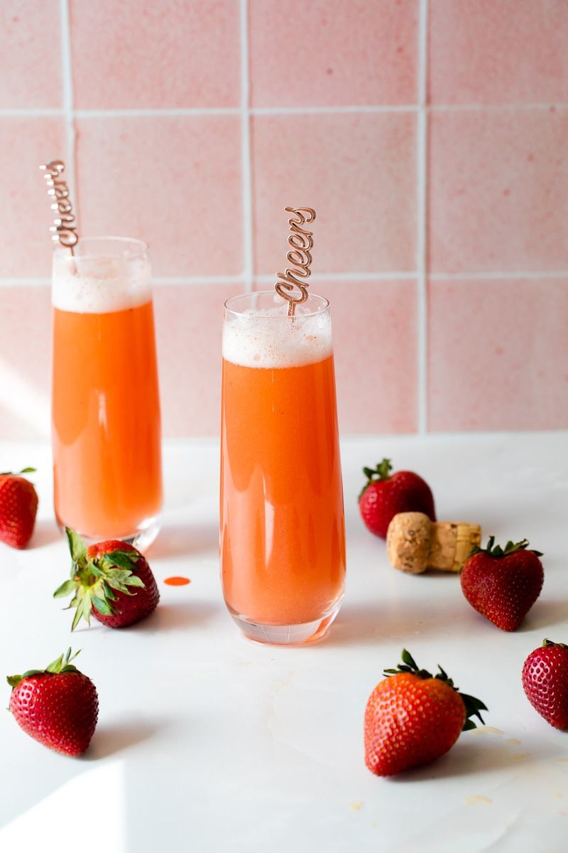 Strawberry Mimosa Pitcher - Beverages - Ts Brunch Bar