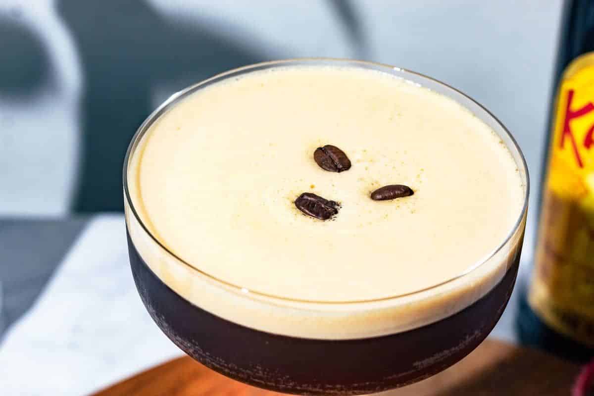 Espresso Martini with Kahlua Cocktail Recipe