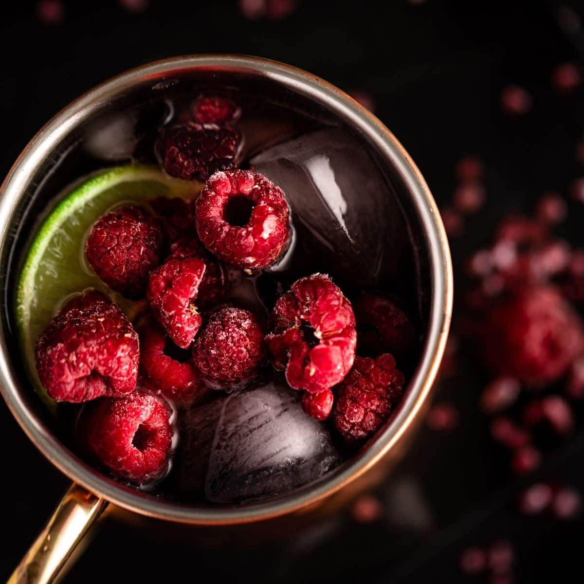 Raspberry Moscow Mule - The Littlest Crumb