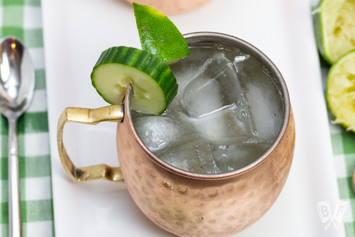 Cucumber Moscow Mule