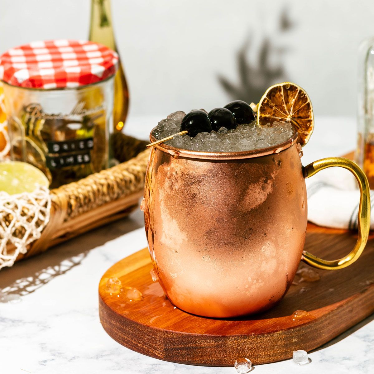 Italian Mule Cocktail with Amaretto 