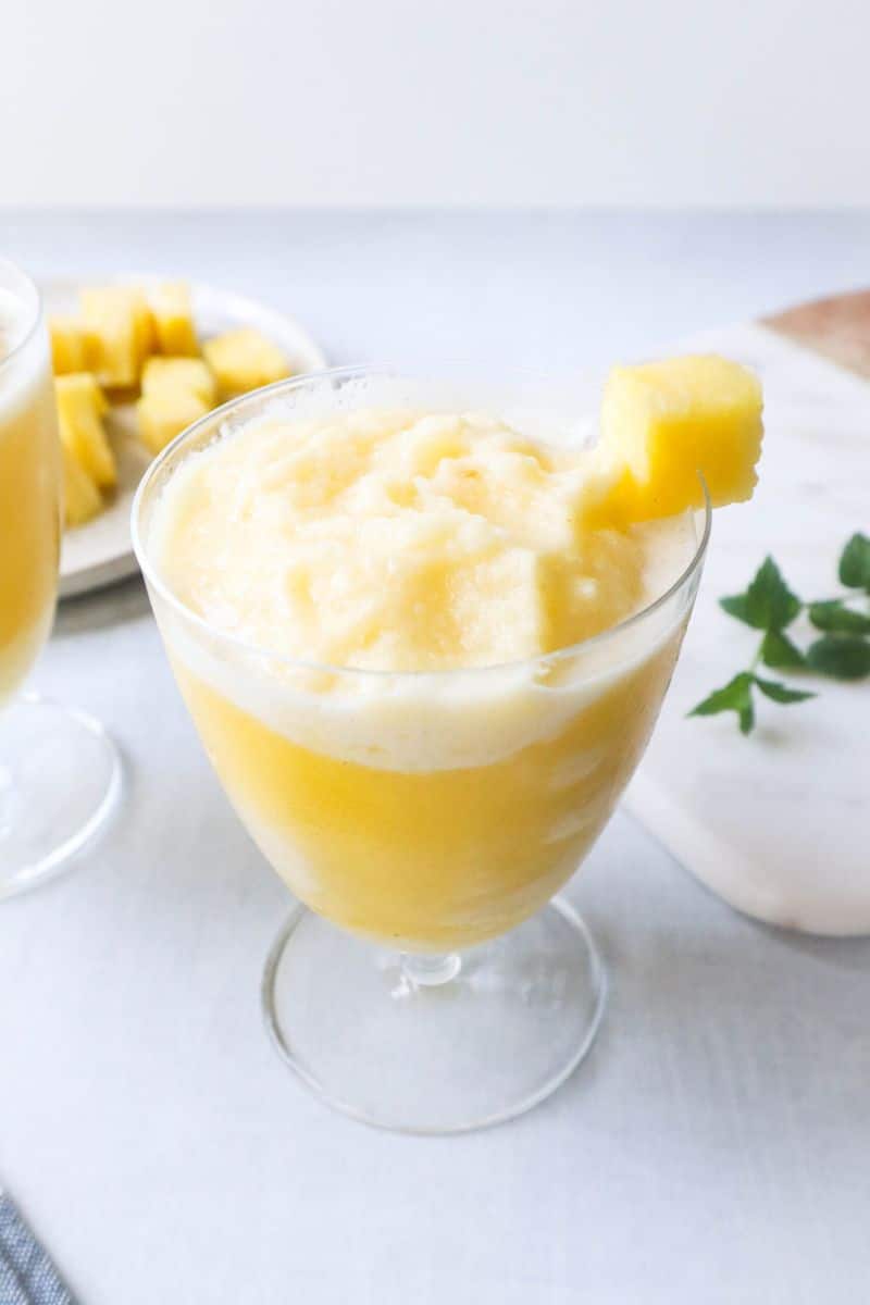 Easy Pineapple Slushie - Bless This Meal
