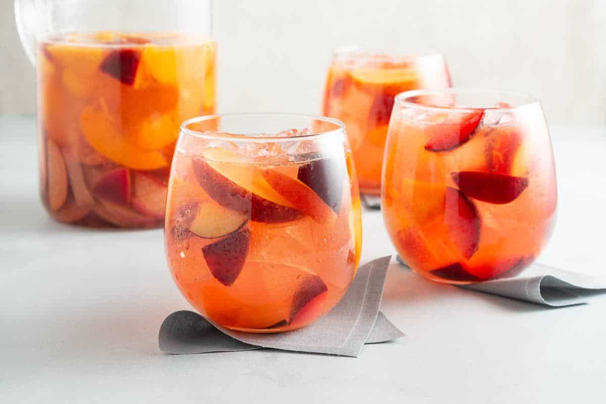 White Wine Stone Fruit Sangria