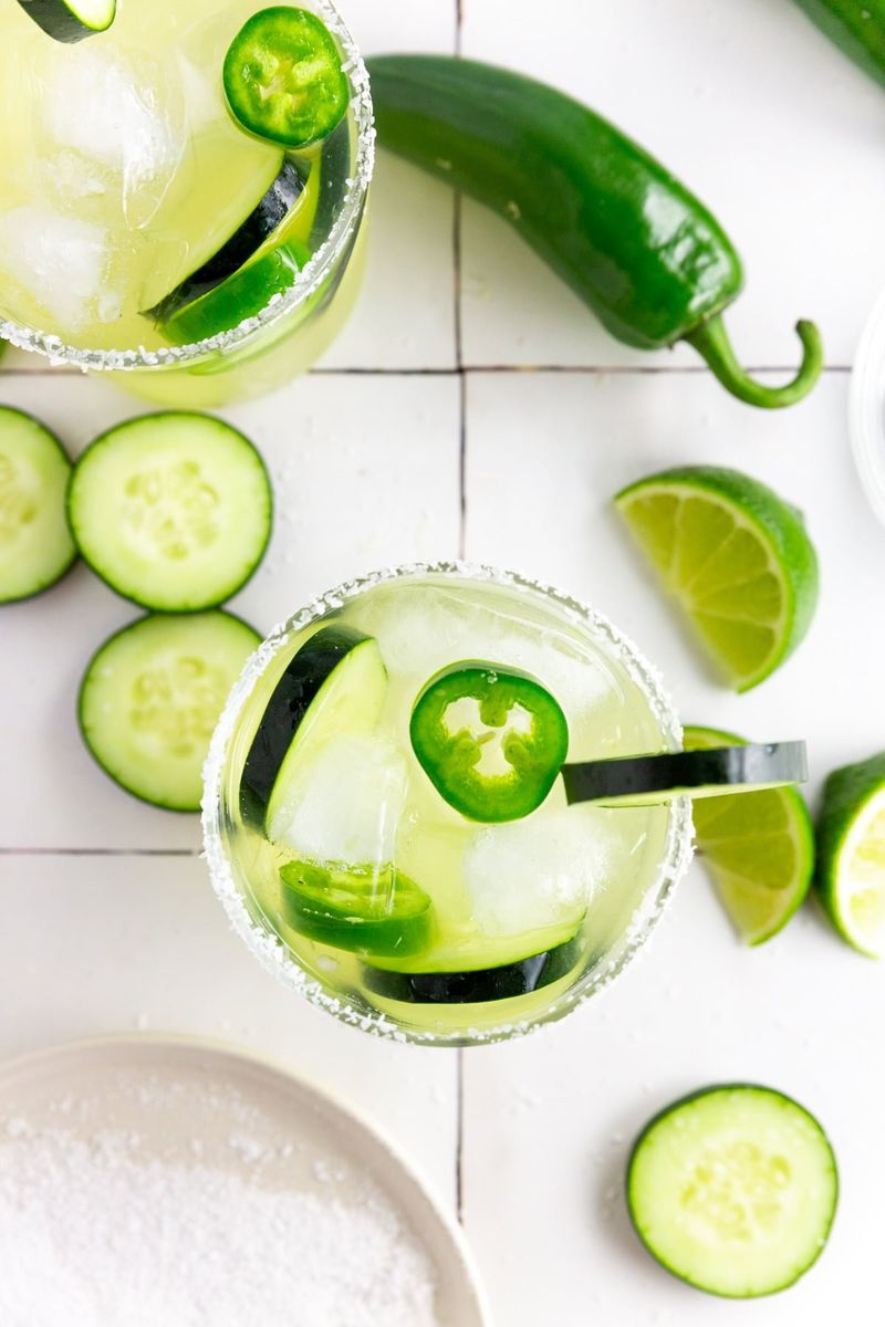 Cucumber Jalapeño Margaritas