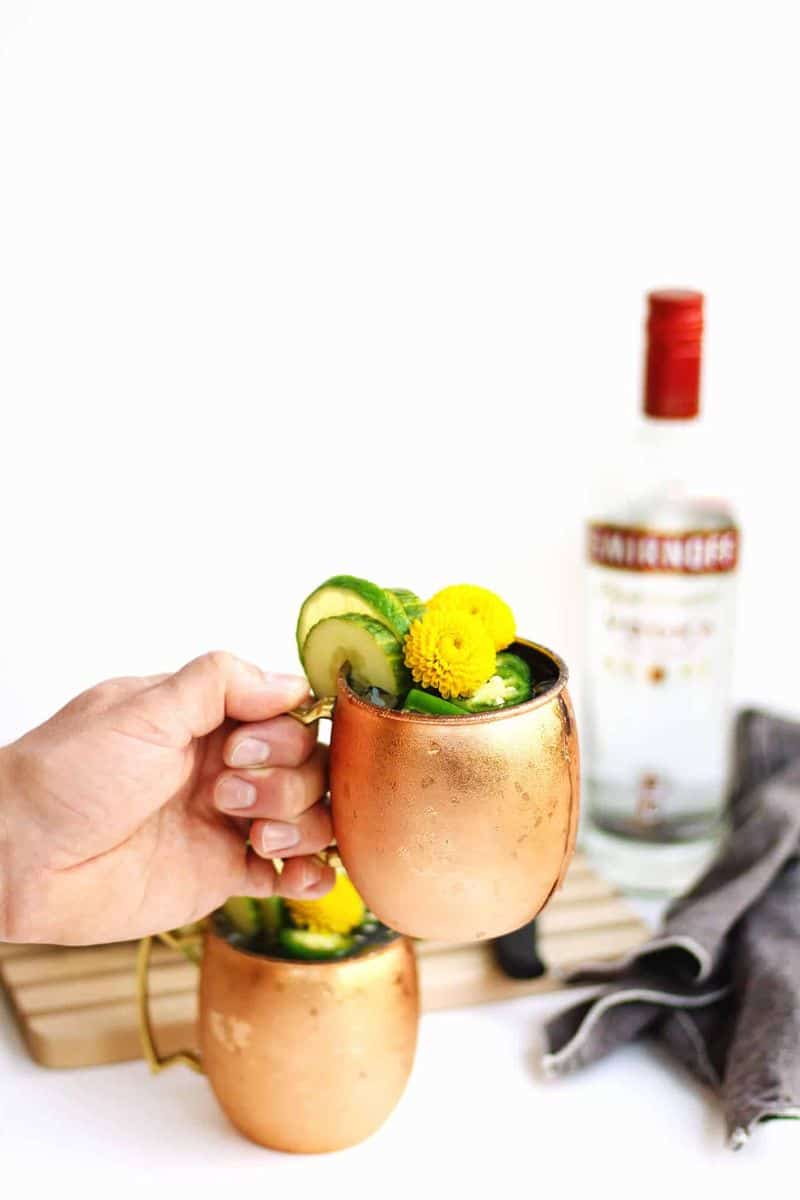 Jalapeno cucumber moscow mule - Rhubarbarians