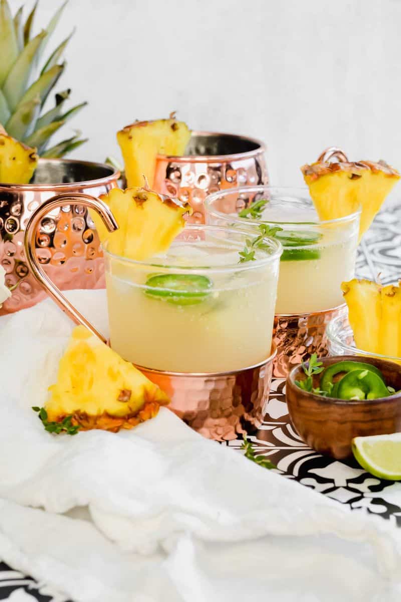 Pineapple Moscow Mule - A Paige of Positivity