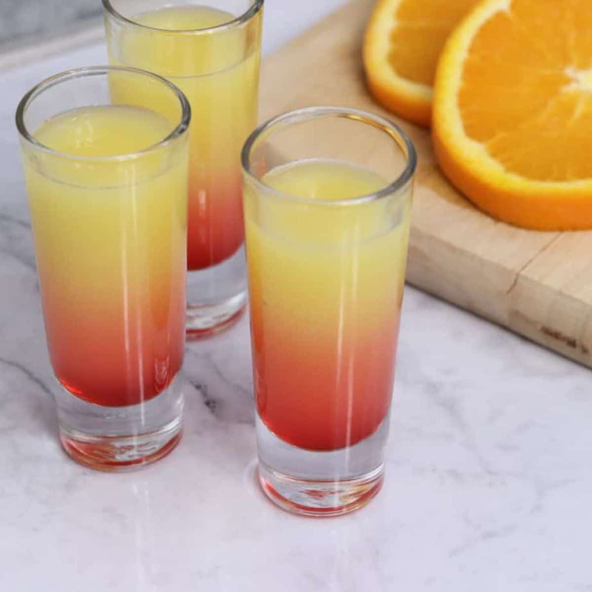 Tequila Sunrise Shot Recipe - Easy Layered Drink