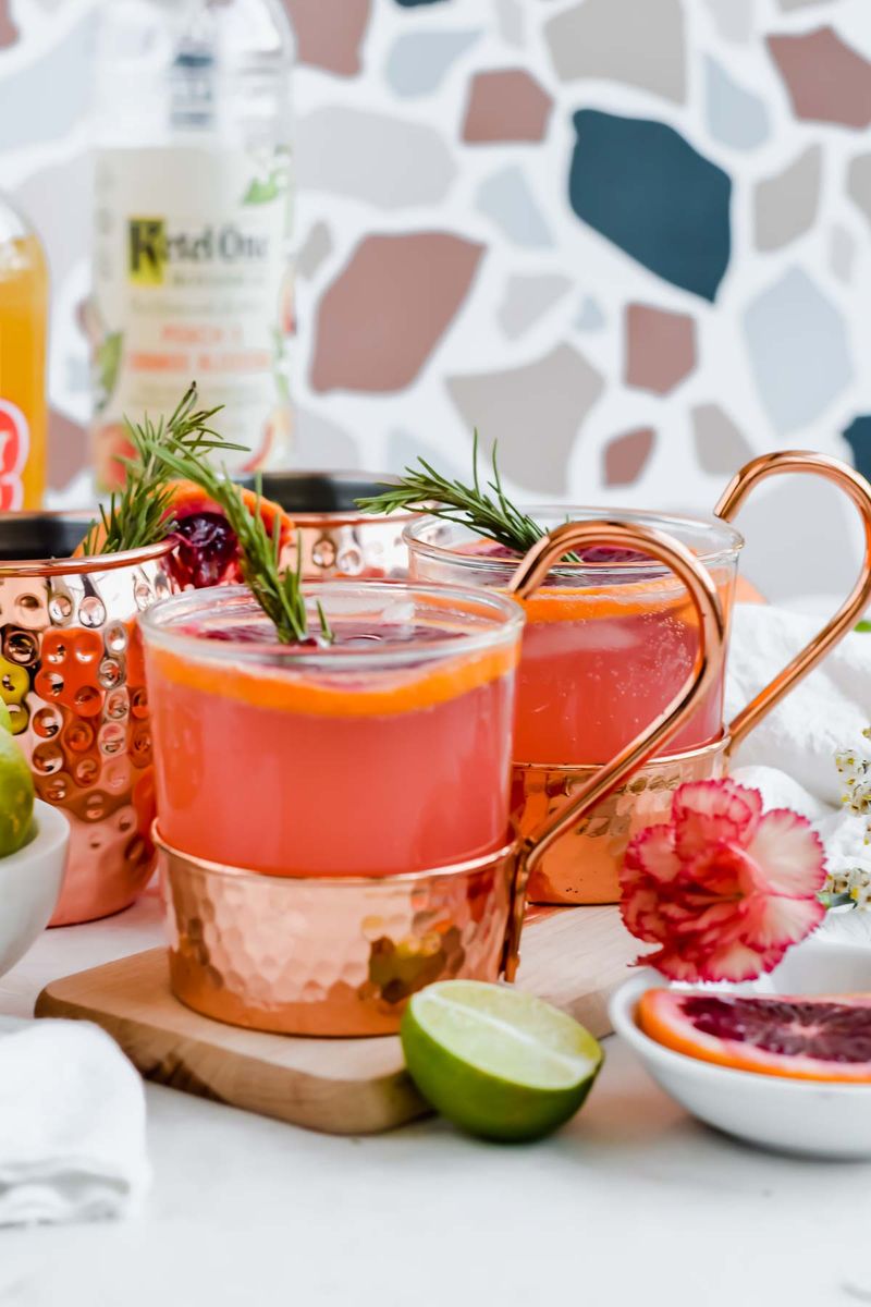 Blood Orange Moscow Mule - A Paige of Positivity