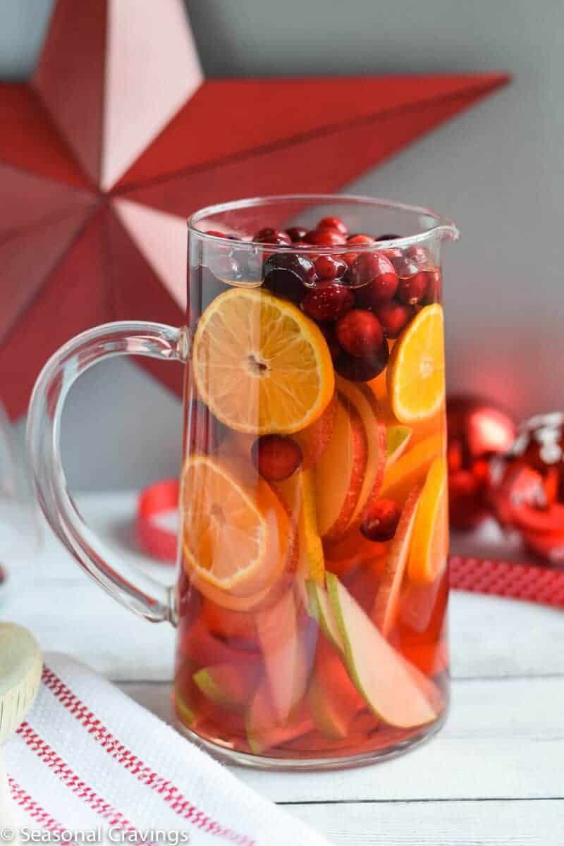 Five Ingredient White Sangria · Seasonal Cravings