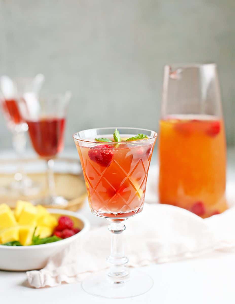 Raspberry Mango Sangria (Easy Summer Cocktail!) Good Life Eats