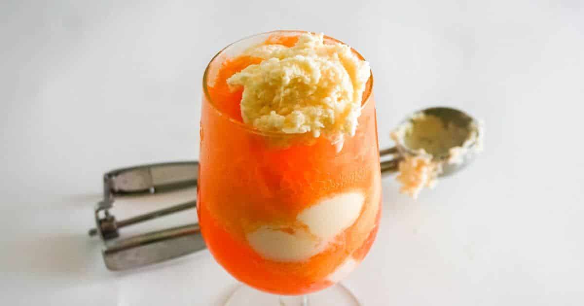 Get the Party Started With This Creamsicle Mimosa Float Recipe