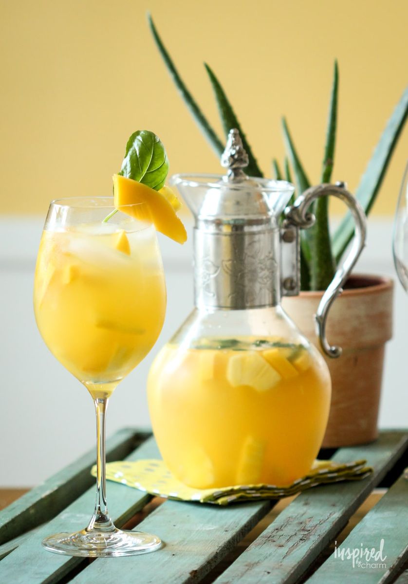 Pineapple Mango Sangria - unique and refreshing sangria recipe