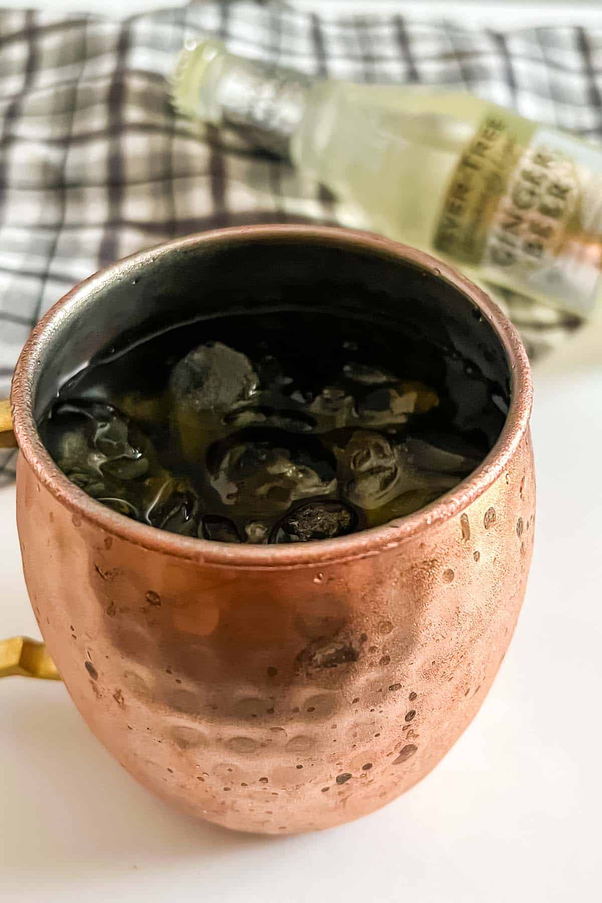 whiskey mule with gingerbeer