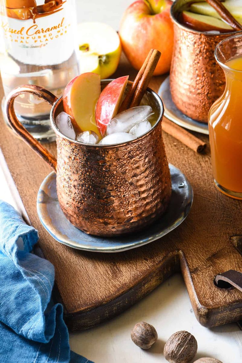 Caramel Apple Cider Mule - Foxes Love Lemons