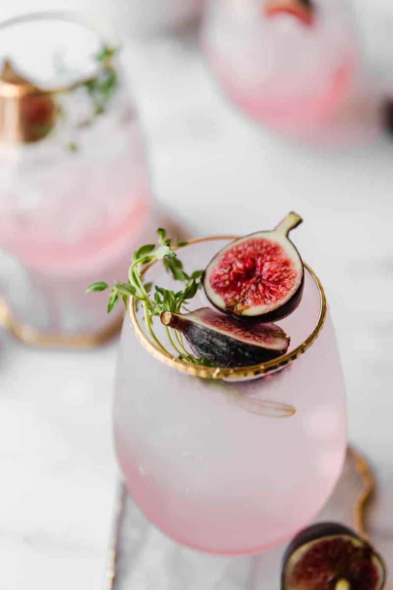 Fig & Thyme Gin Cocktail