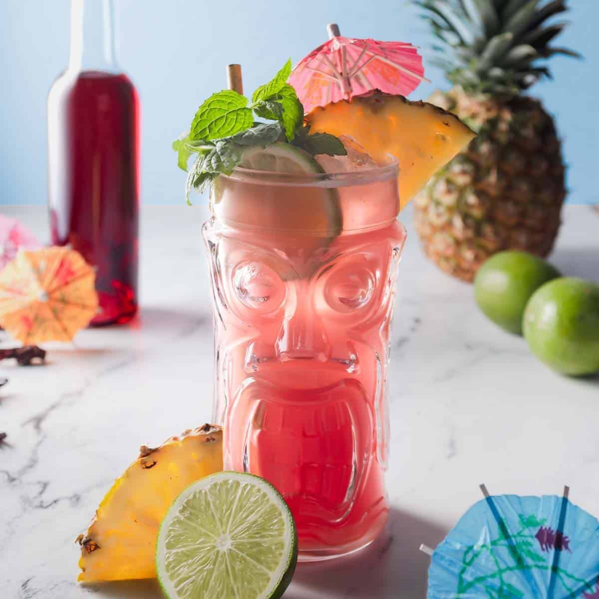 Hibiscus Rum Punch