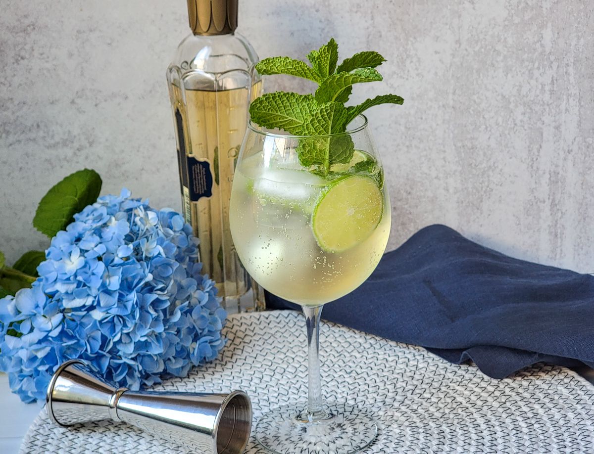 Hugo Spritz (St. Germain Elderflower Spritz) - A Sparkling Italian Cocktail