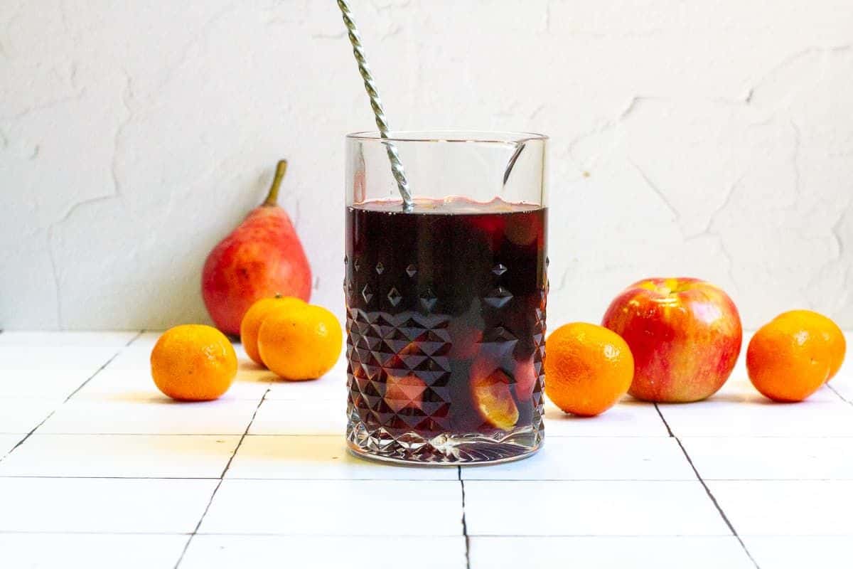 Bourbon Sangria with Dry Red Wine - Champagne Tastes®