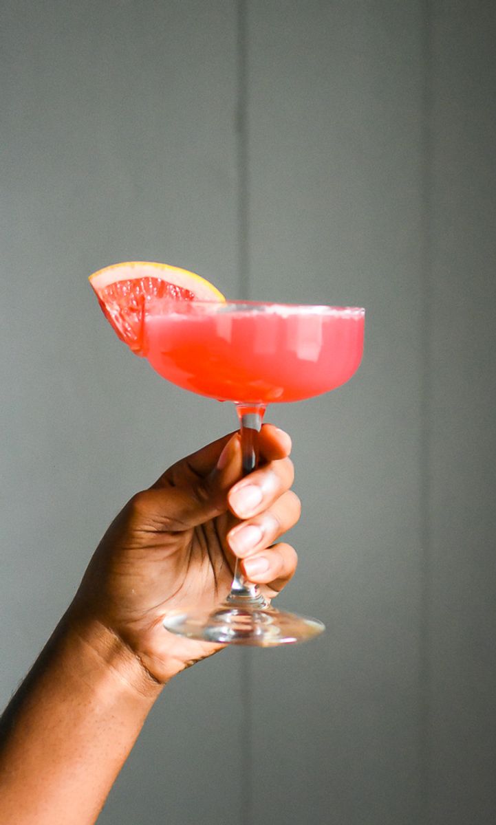 Winter Gin & Tonic with Grapefruit and Pomegranate