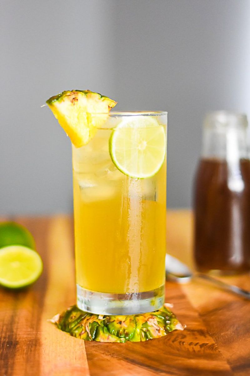 Spiced Pineapple Gin & Tonic