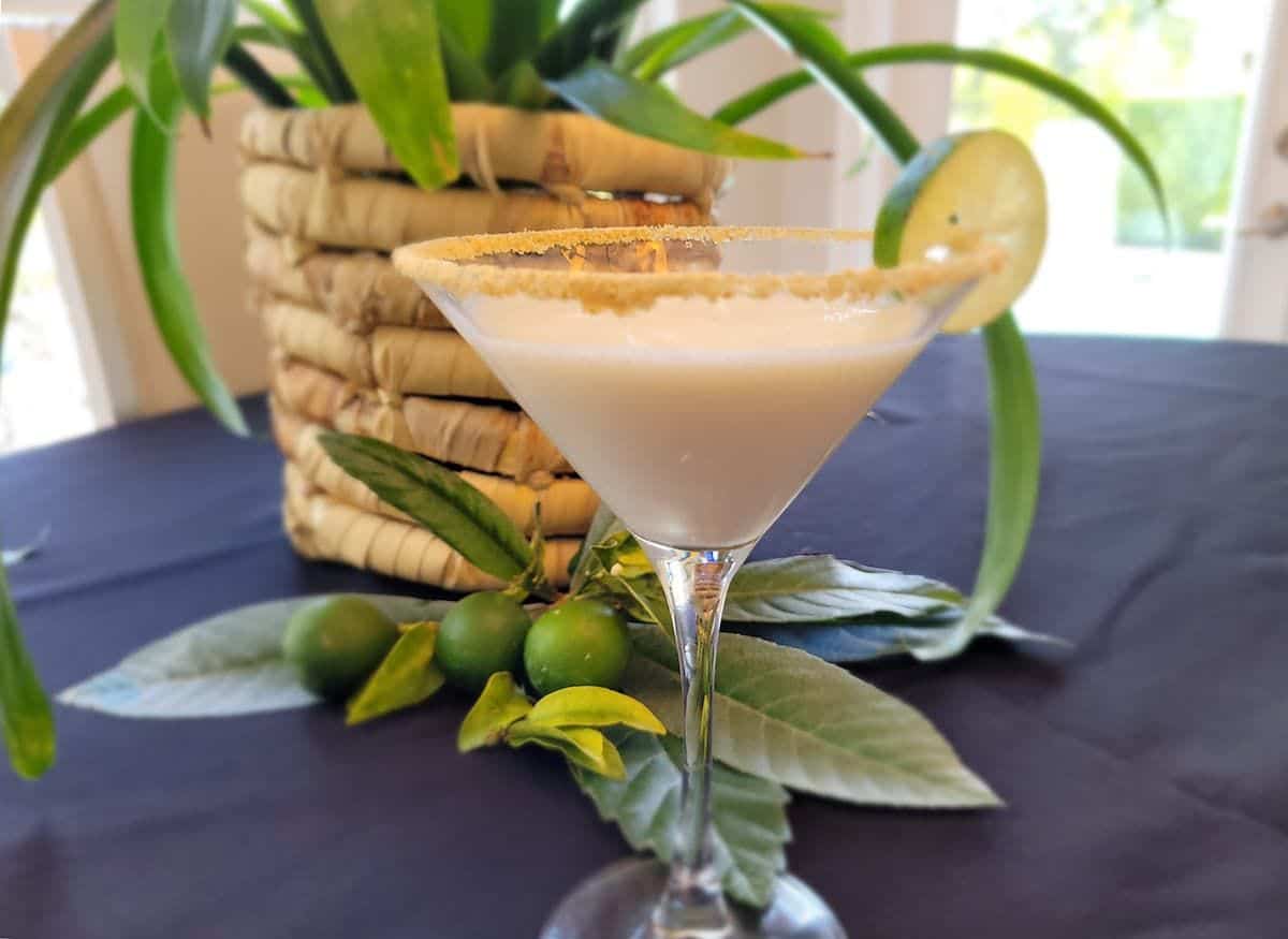 Shameless Tart (Key Lime Pie Martini) - Cuss Kitchen