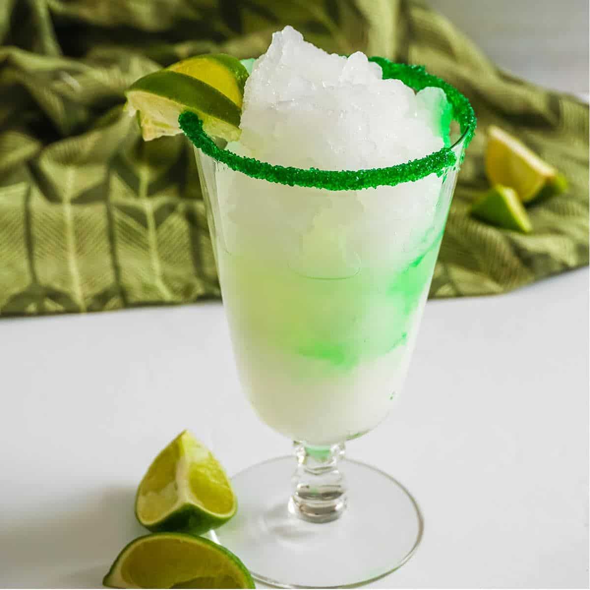 Frozen Limeade: A Refreshing Mocktail (or Grinch Drink) for Any Season