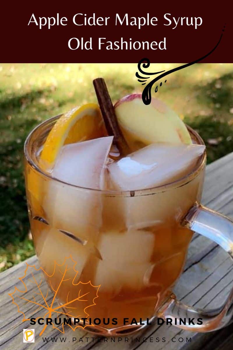 Apple Cider Maple Syrup Old Fashioned