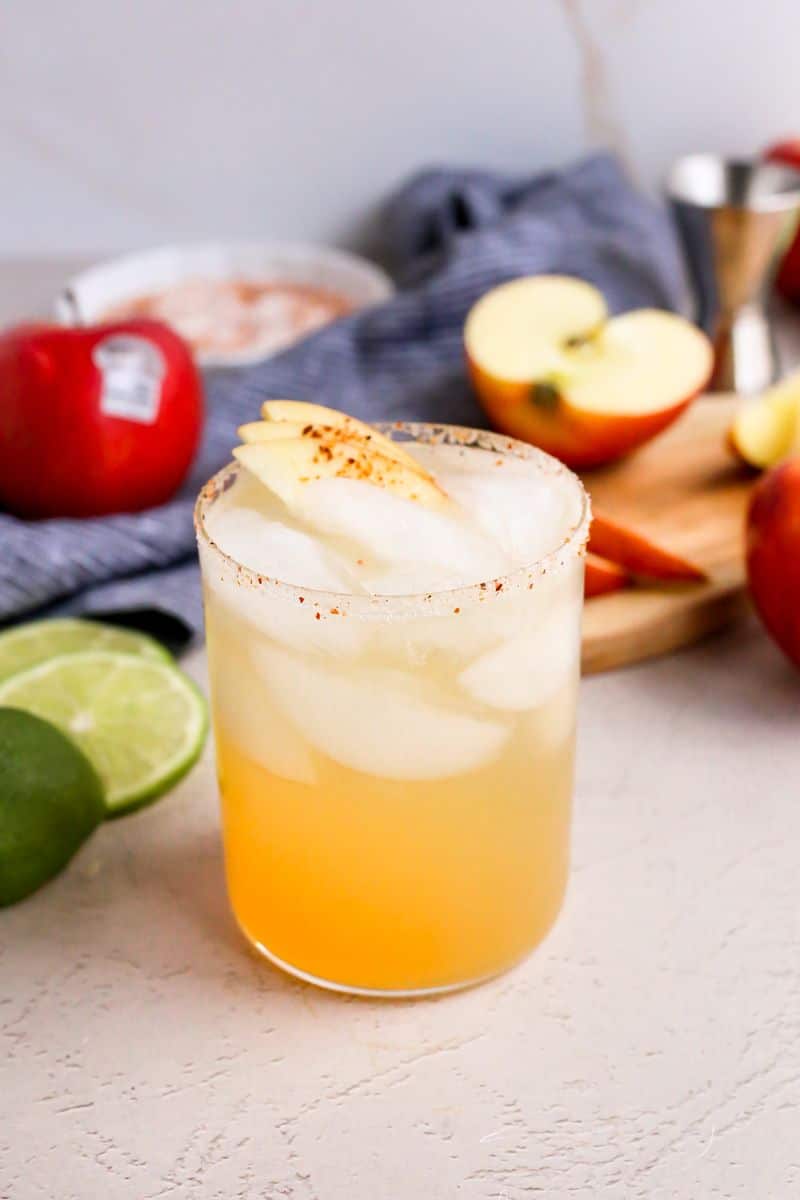 Sparkling Apple Margarita Mocktail | Zero-Proof Cocktail Recipe