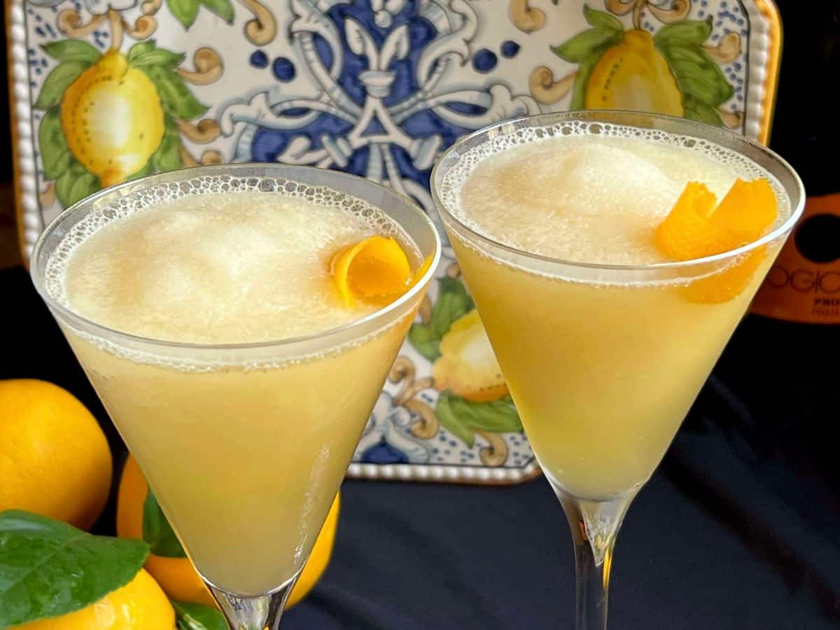 Sgroppino: a refreshing, lemony Italian cocktail or dessert!