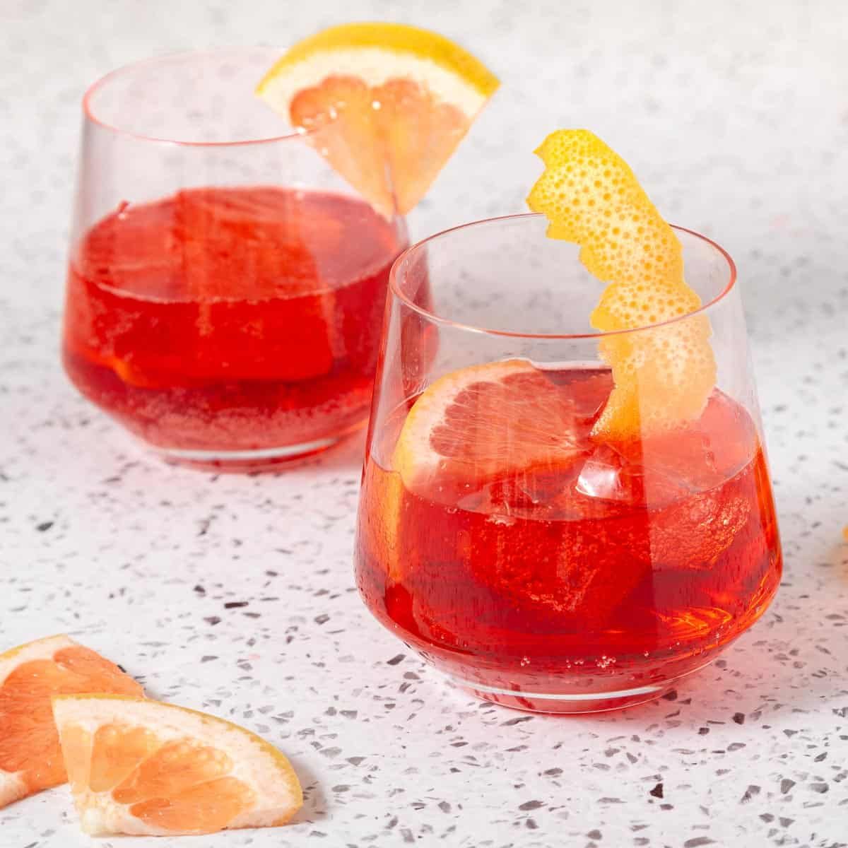 Sparkling Negroni Punch