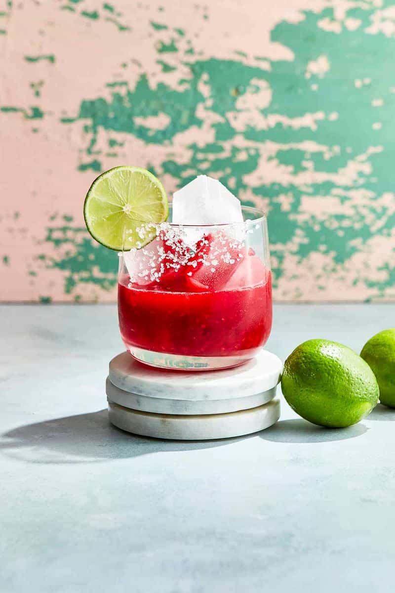 Raspberry Margarita Mocktail