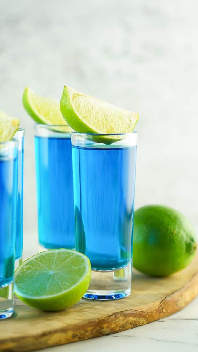 Blue Kamikaze Shot Recipe - Ooh La La It's Vegan