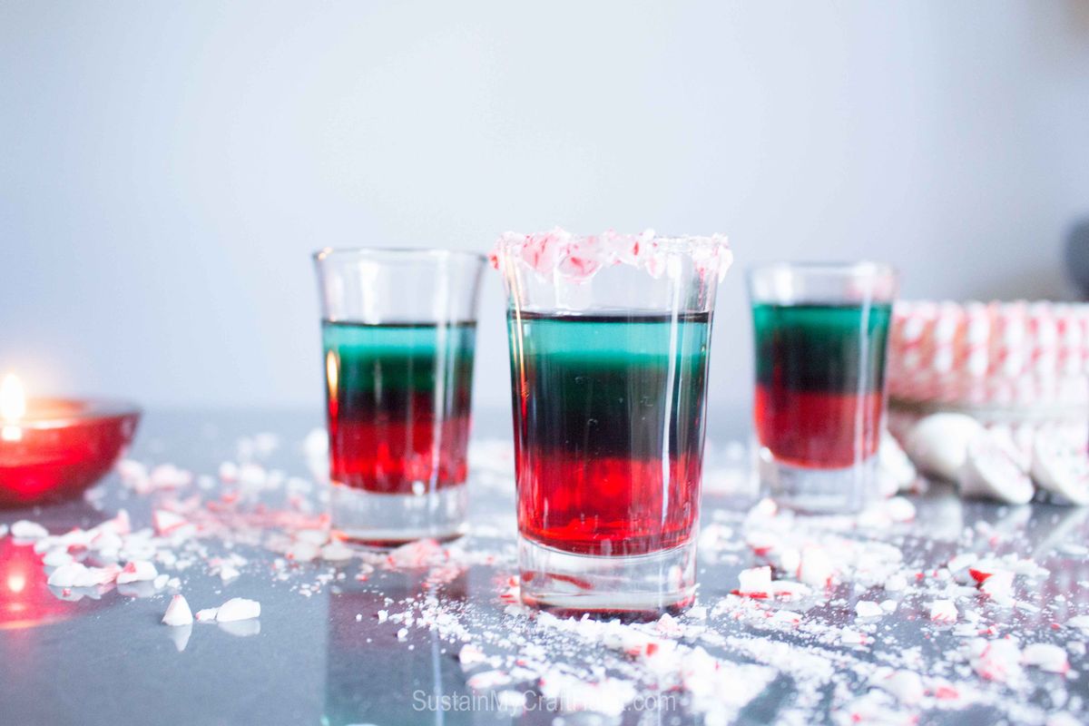 A Layered Peppermint Shooter