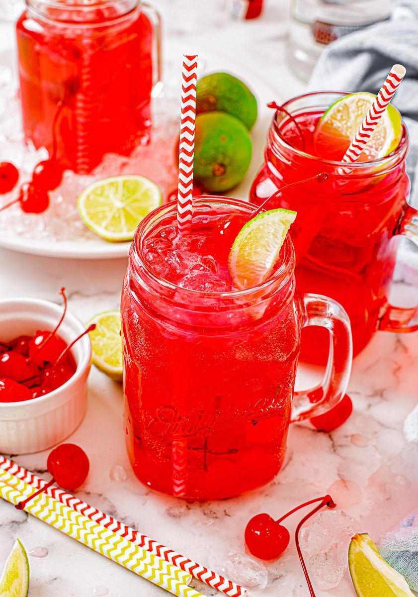 Cherry Limeade Cocktails