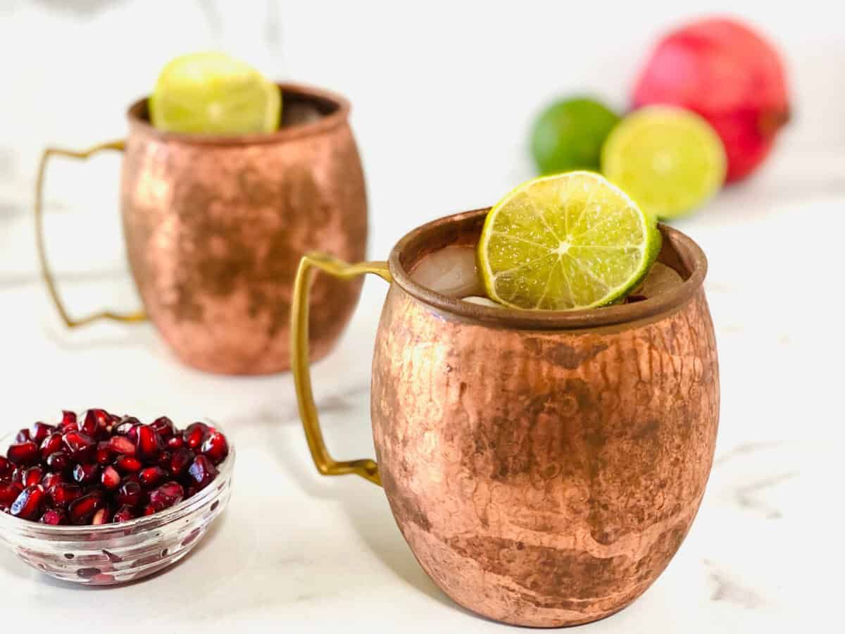 Best Pomegranate Moscow Mule - The Short Order Cook