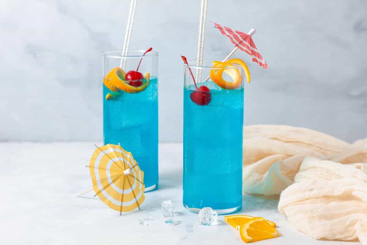 Blue Lagoon Mocktail